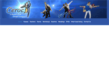 Tablet Screenshot of ceroc.com.au